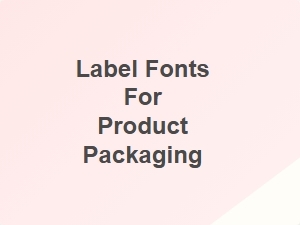 Free Label Typefaces for Product Packaging Design